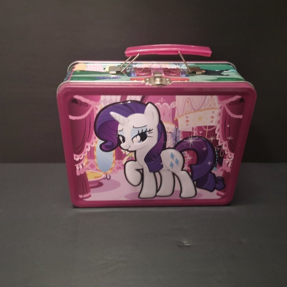 My Little Pony 2013 Friendship is Magic Rarity Metal Collectors Tin / Lunchbox